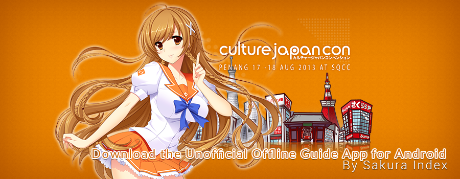 [Android App] Culture Japan Convention OFFLINE Unofficial Guide