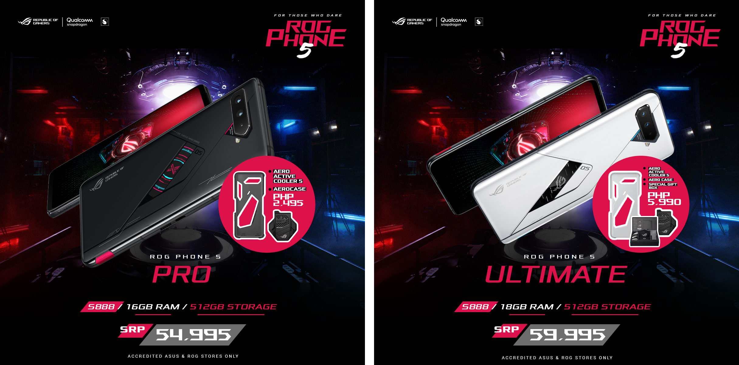 Asus ROG Phone 5 Ultimate and Pro