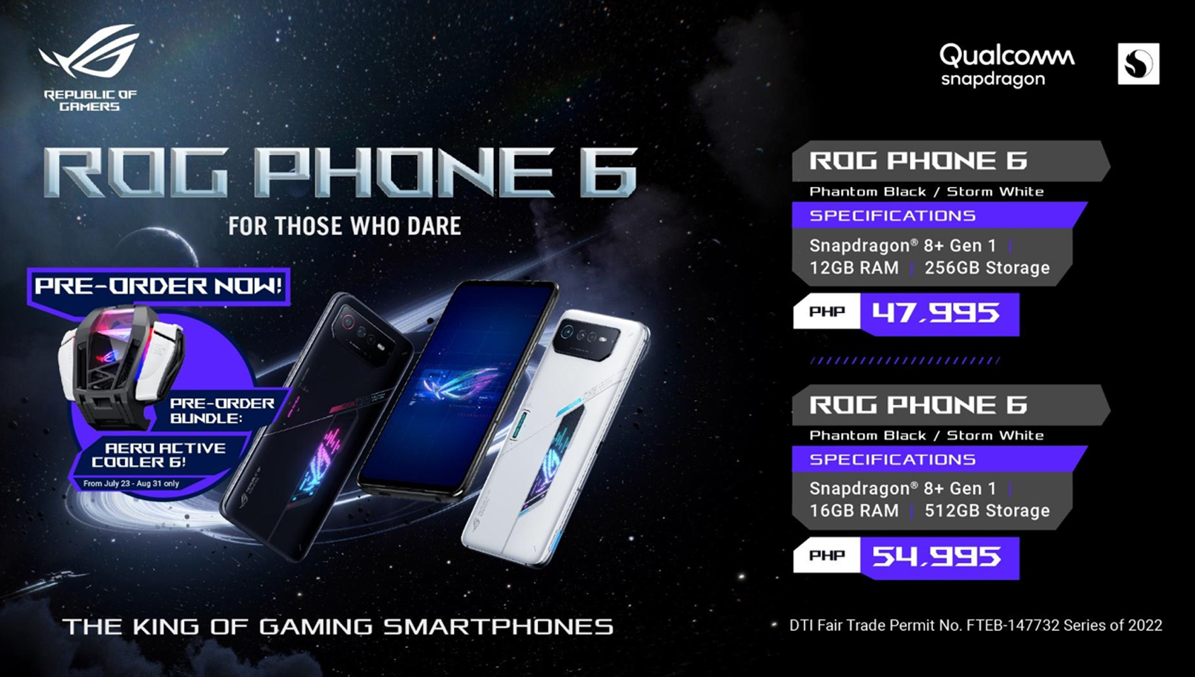 ASUS ROG Phone 6 Price Reveal