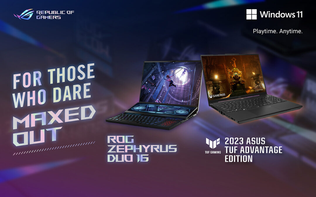 Maxed Out in Gaming as the Latest ROG Laptops with AMD Ryzen 7000™ CPUs Arrive in the Philippines
