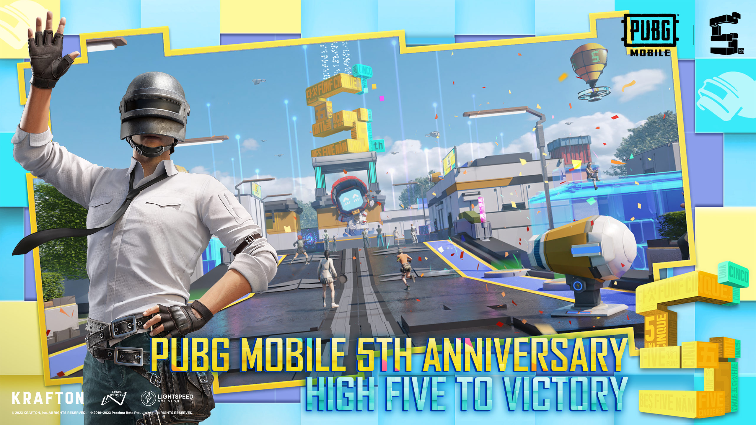 PUBG-Mobile’s-5th-Anniversary-High-five-to-victory-and-experience-the-WOW-cover