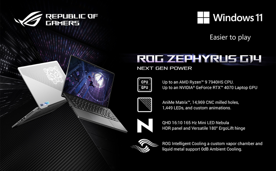Asus ROG Zephyrus G14 Powered for the Next Generation