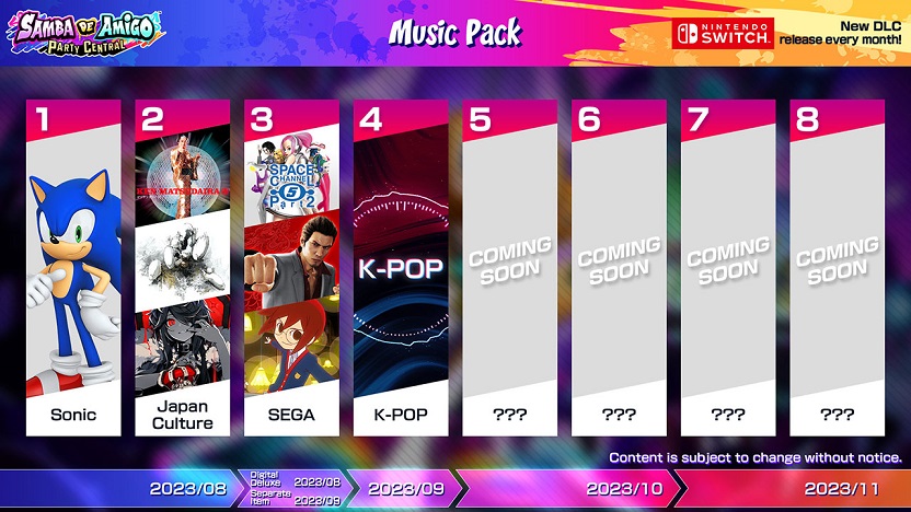 Samba de Amigo: Party Central DLC – The K-Pop Music Pack Confirmed!