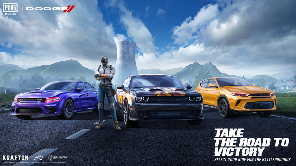 Dodge Roars Into the World of PUBG Mobile With Challenger, Charger and Hornet Performance Editions